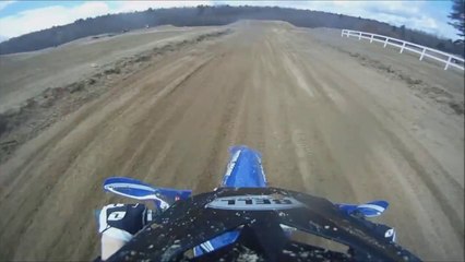 Motocross Racing With Big Crash - Hemond's MX 2013
