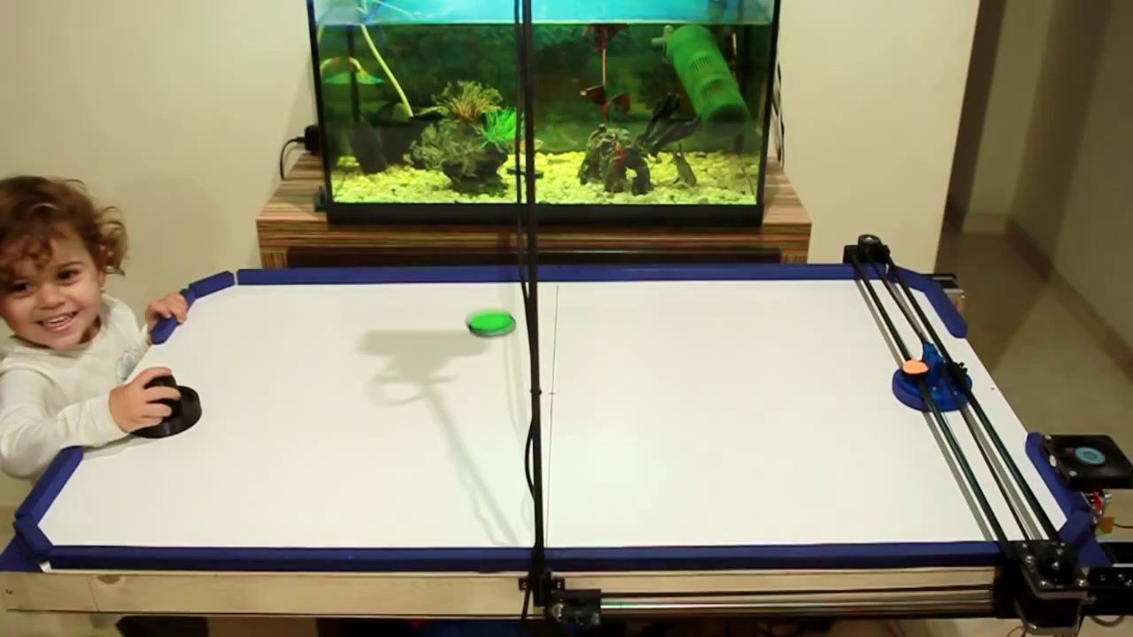 Air Hockey Robot Project (3D Printer Hack)