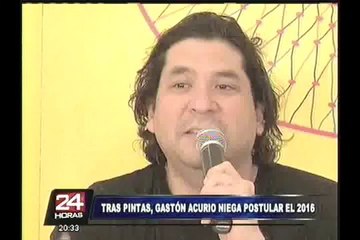 Gastón Acurio volvió a negar candidatura para el 2016 tras aparición de pintas