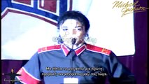 Michael Jackson Heal The World and Superbowl XXVII Press Conference Greek subtitles