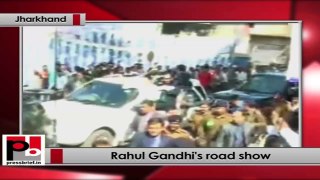 Rahul Gandhi on a road show in Jharkhand