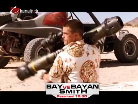 BAY VE BAYAN SMITH 2 Aralık Pazartesi akşamı saat 19.50'de Kanaltürk Sinema kuşağında!