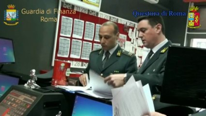 Ostia (Rm) - Chiuse 24 sale scommesse dei clan (08.02.14)