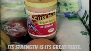 Superman Peanut Butter 1982