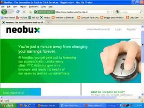 Neobux Registration Earn Money By Neobux