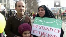 Consignas contra EEUU en las calles de Irán