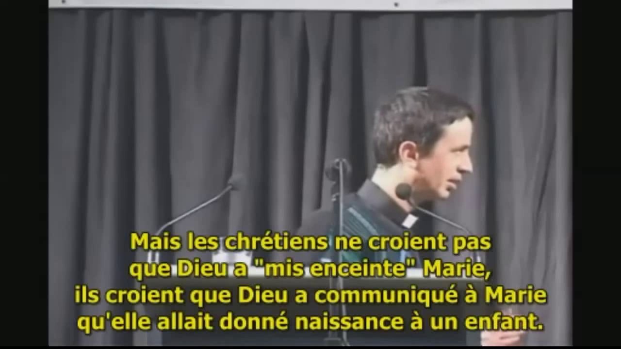 Dialogue Shikh Khaled Yassine et un pasteur. Dieu a mis sa mere enceinte !