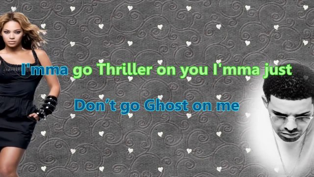 Beyonce - Mine ft. Drake Karaoke/Instrumental with lyrics on screen
