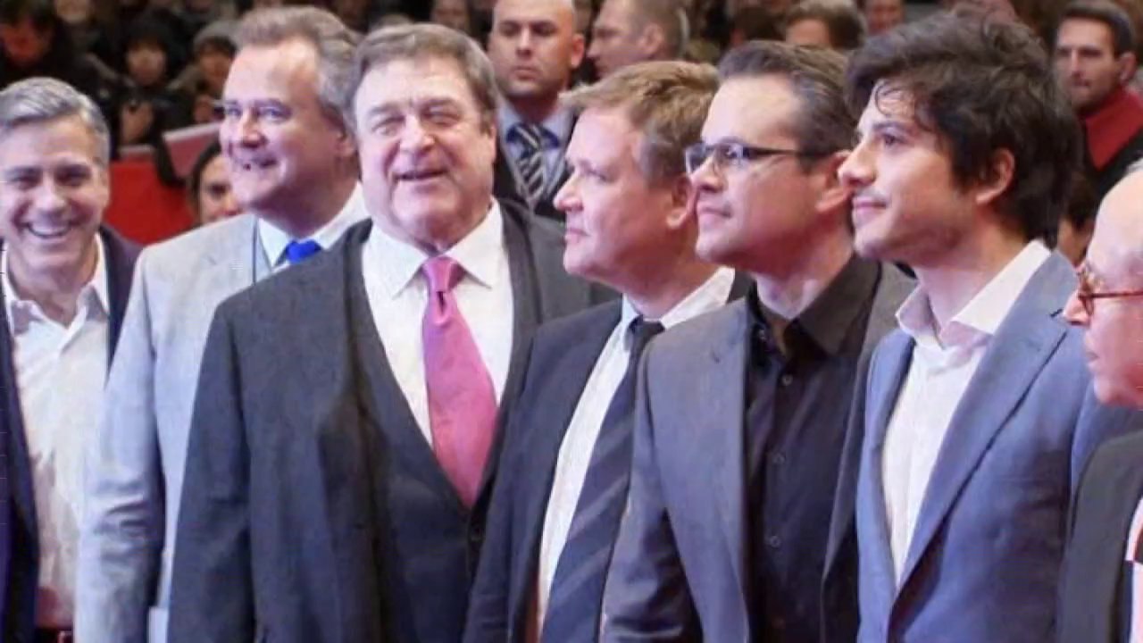 George Clooney shows off whistling skills in Berlin