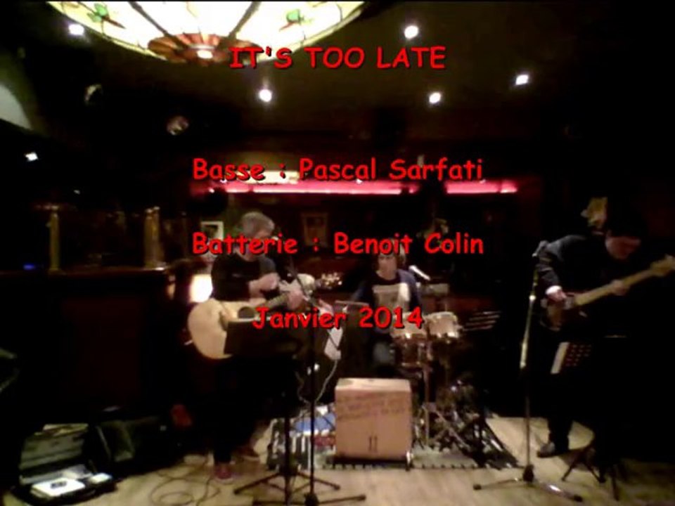It's too late - Ludovic GERALD