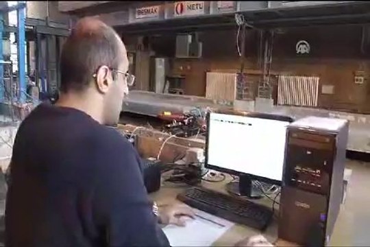 Köprü üzerinde deprem testi