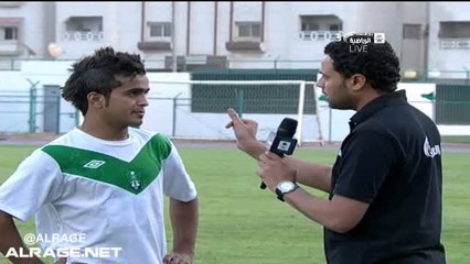 الأهلي - العروبة - كأس فيصل - تصريح أحمد العوفي - 14-02-09
