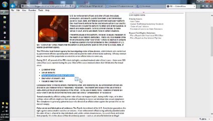 How do we file a Color of Law Complaint and who do we file it with