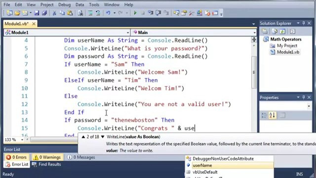 014 - Else If And Else statement inside vb.net