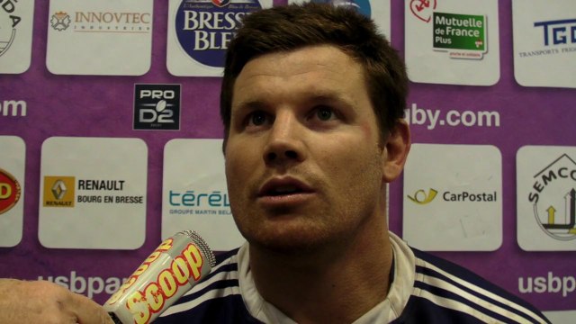 Rugby Pro D2 - Clint Eadie réagit après USB - Aurillac