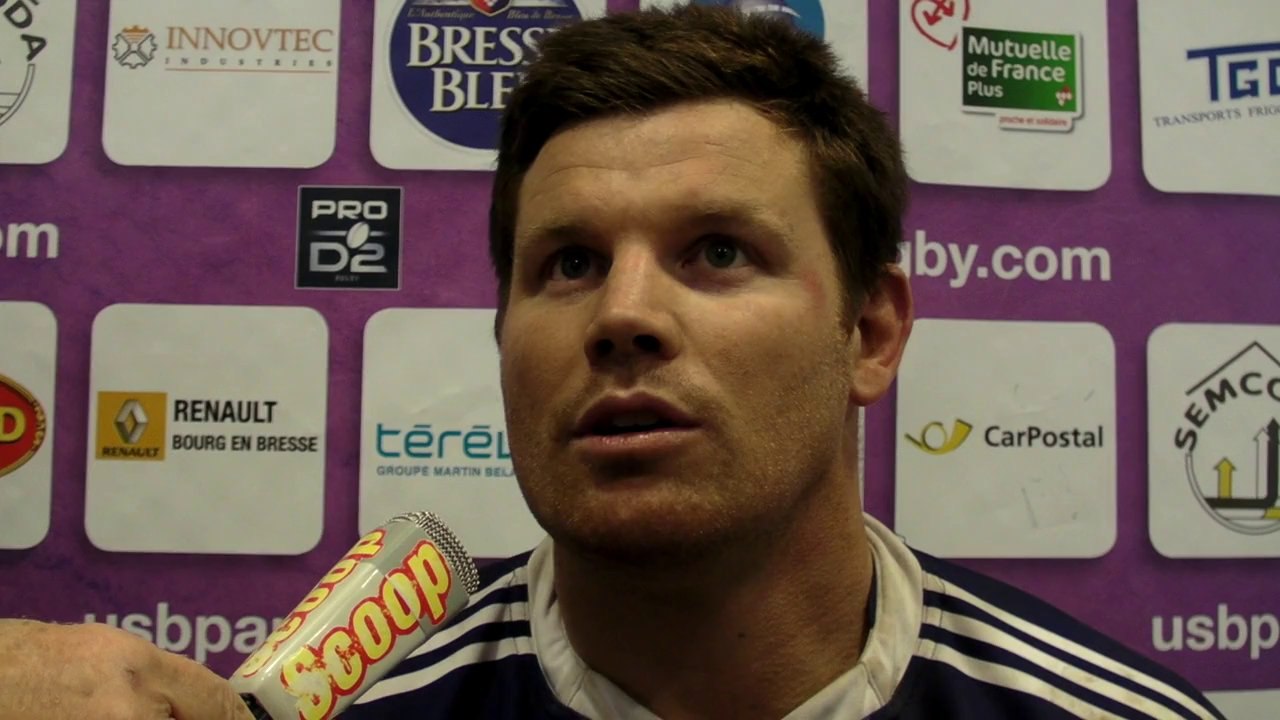 Rugby Pro D2 - Clint Eadie réagit après USB - Aurillac