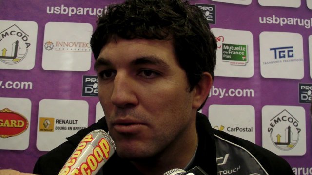 Rugby Pro D2 - Yoann Boulanger réagit après USB - Aurillac