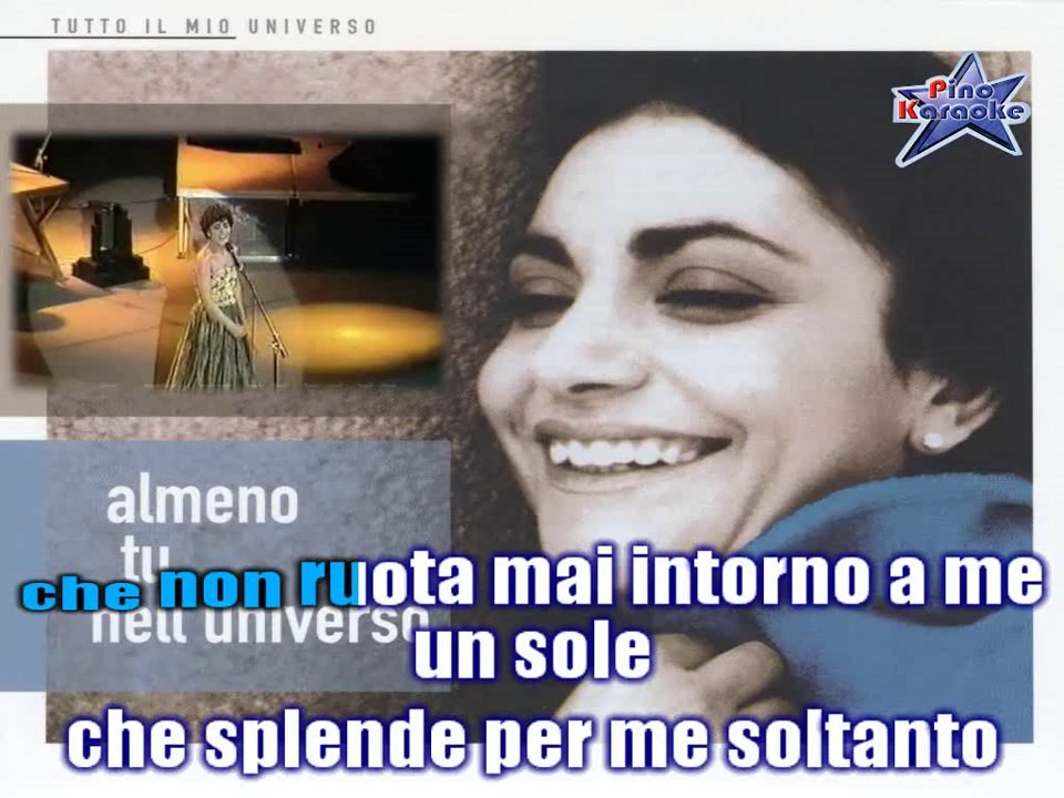 Mia Martini - Almeno tu nell'universo (Karaoke)
