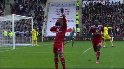 But Alexandre LACAZETTE (40ème) - FC Nantes - Olympique Lyonnais - (1-2) - 09/02/14 - (FCN-OL)