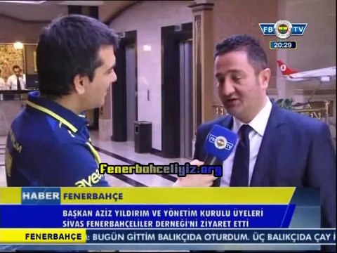 Başkanımız ve Yöneticilerimiz Sivas Fenerbahçeliler Derneği’ni ziyaret etti