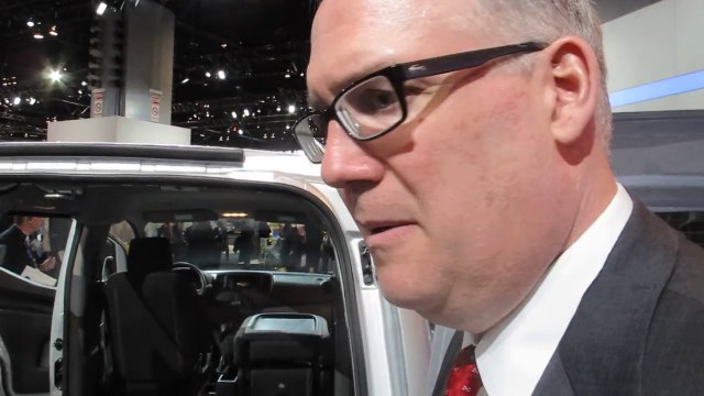 Ed Peper, GM VP, Fleet and Commercial Sales on the 2015 Chevrolet City Express van Bob Giles NewCarNews.TV