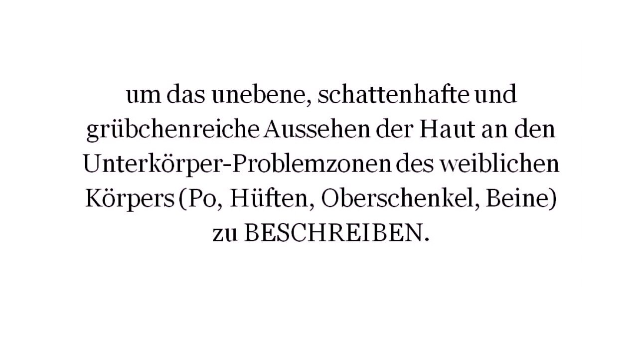 Cellulite Creme Testsieger? Bitte nicht...