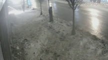 Brooklyn Pedestrian Gets Pummeled By Snow Plow