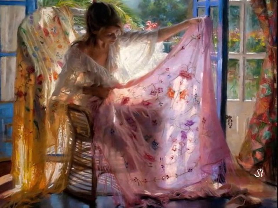 Andre Rieu -Toselli Serenade and Vicente Romero - paintings