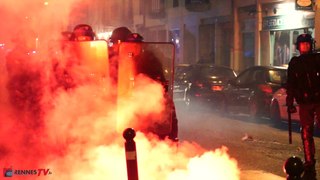 Rennes : soirée de guerilla urbaine antifasciste contre un meeting du Front National