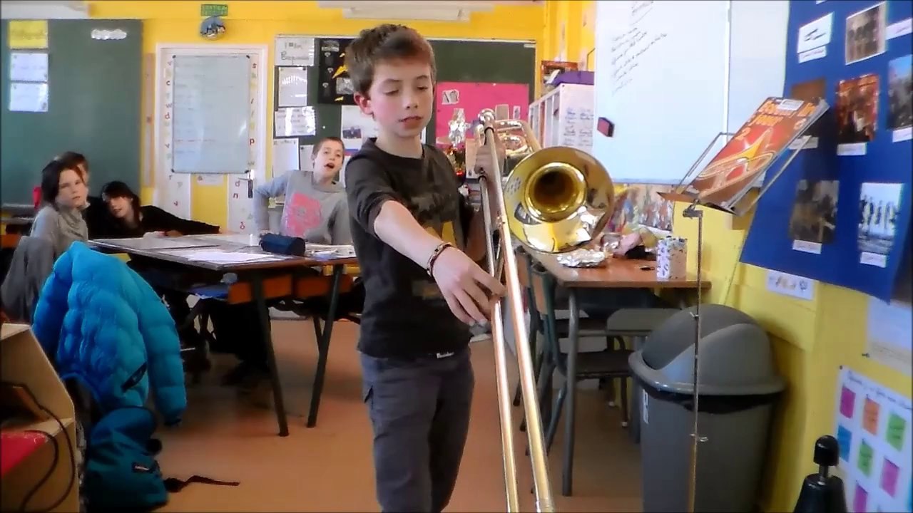 Le trombone par Maxime