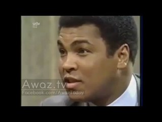 Reply of Muhammad Ali Boxer on Body Guard Question