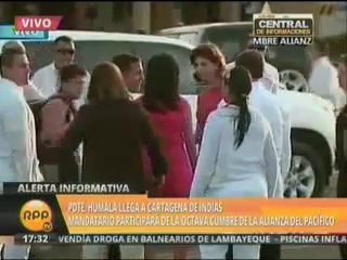 Ollanta Humala ya está en Colombia para Cumbre de la Alianza del Pacífico