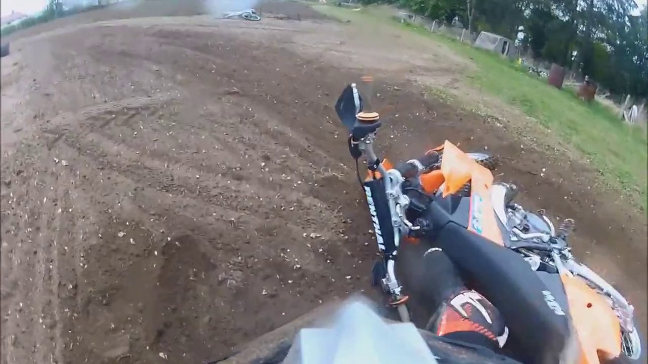 Backyard Motocross Crash!