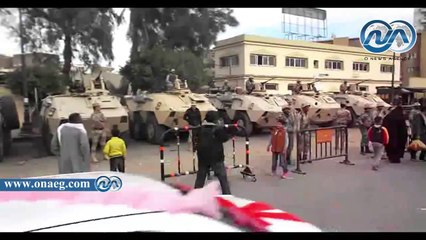 الجيش الثالث يكثف : التأمينات مشددة بميدان الأربعين بالسويس‎