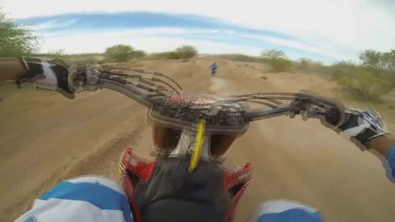 GOPRO Motocross Landing Accident