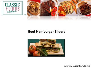 Classic Foods Barbeque Menu