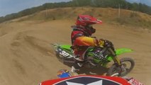 Live Oak Race Track Dirt Bike Crash - GoPro