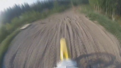 Dirtbike Close Call Crash Save - Great Recovery!