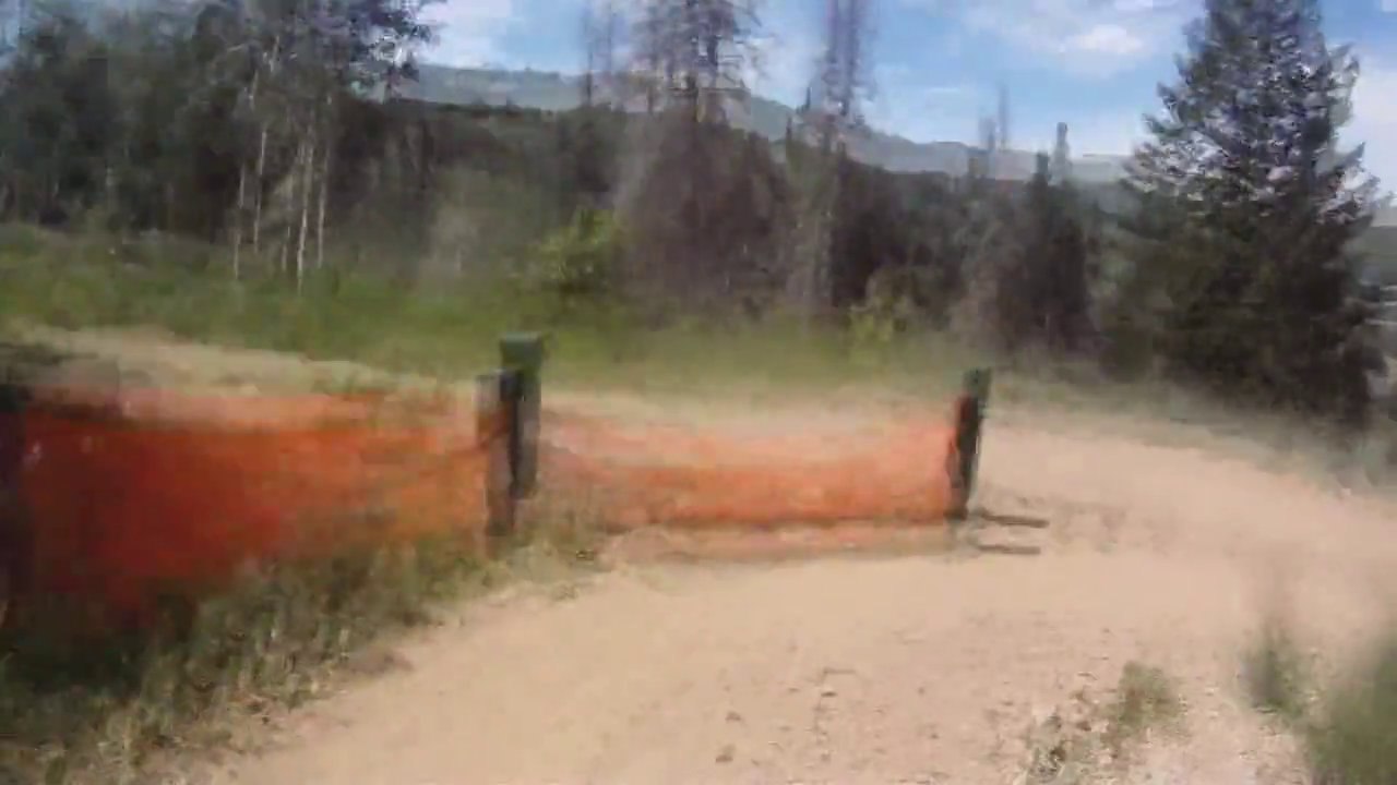 First Time Downhill Mountain Biking Crash - Deer Valley