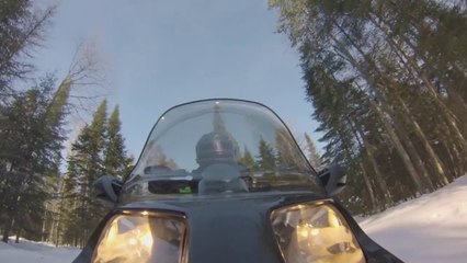 Première Sortie en Motoneige 9 Février 2014