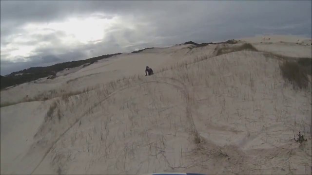 YZ 250 Dirt Bike Crash At The Dunes