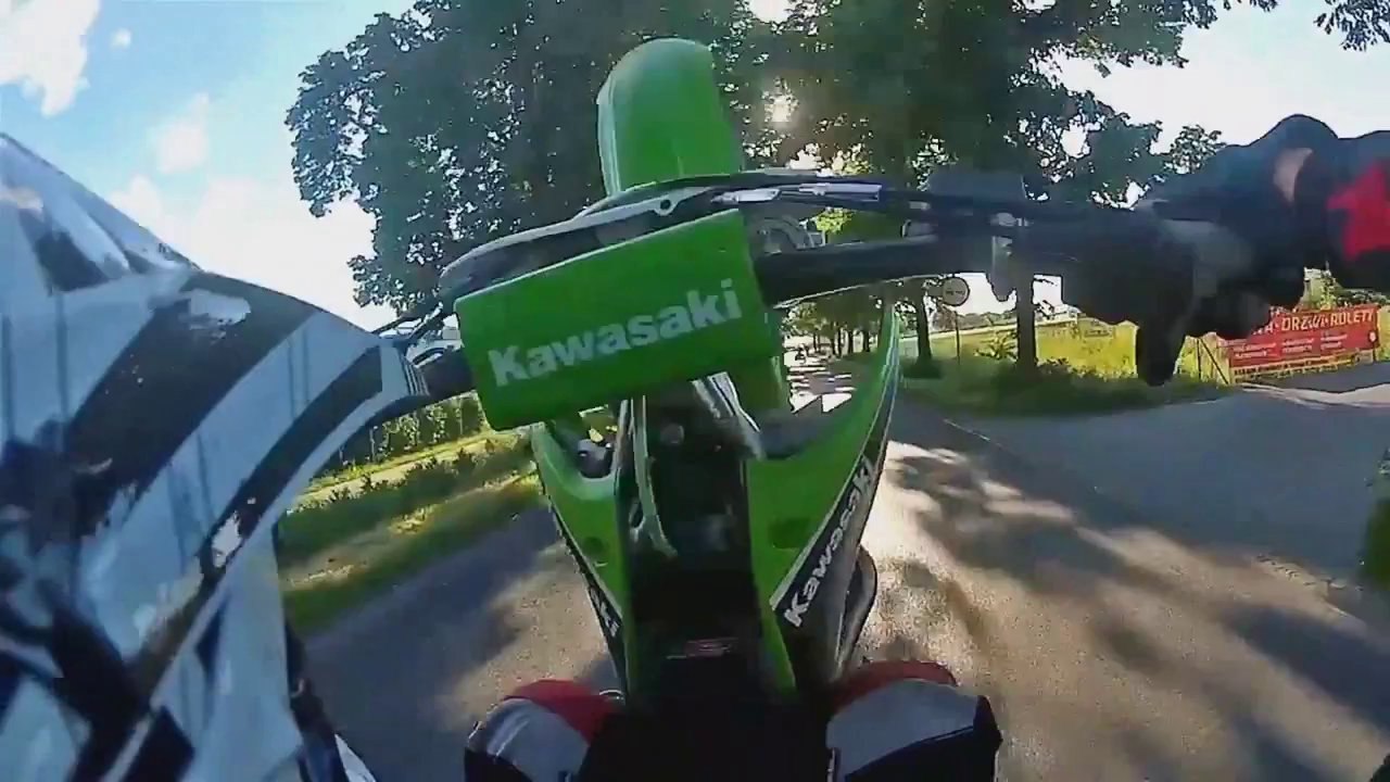 KXF 250 Dirt Bike Wheelie CRASH  - GoPro