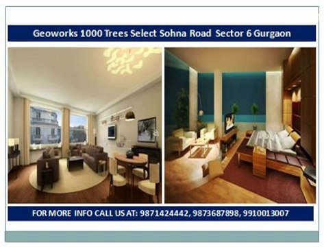 1000 Trees Sohna Road Gurgaon((Soft launch-9871424442))New Project