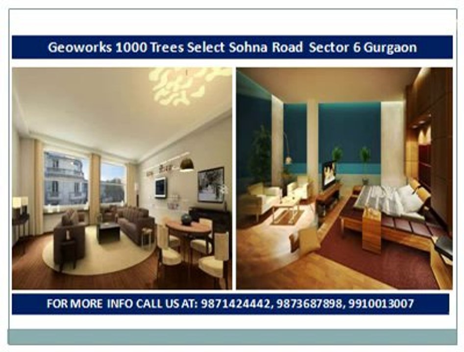 Geoworks 1000 Trees Select[[9873687898]]Sohna road Gurgaon