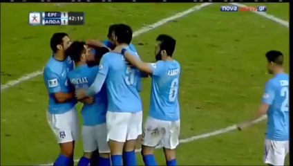 Απόλλωνας γκολ από αράουτ (ασίστ Παντελιάδης)