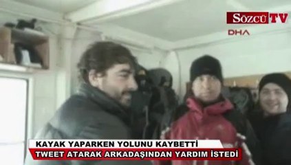 Kaybolan Gürcü turist yazdığı tweet sayesinde kurtarıldı