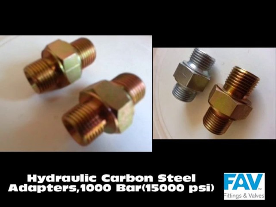 Galvanized Hydraulic Adapter BSP