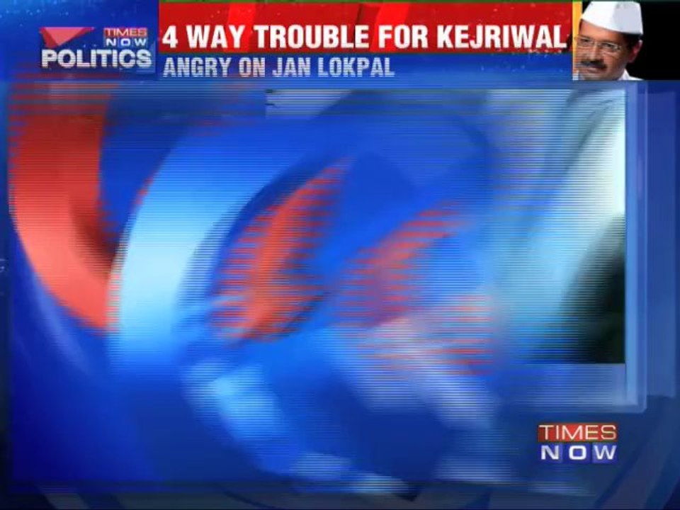 4 way trouble for Delhi Chief Minister Arvind Kejriwal