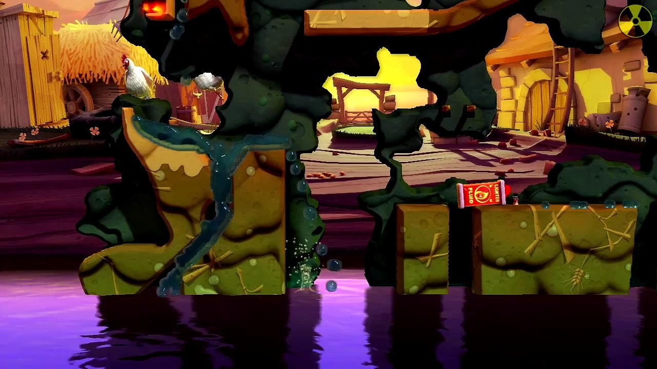 Worms Revolution: Puzzle 16 - Farmed and Dangerous (Puzzles Walkthrough)