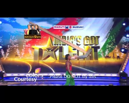 Amazing stunts in Indias Got Talent